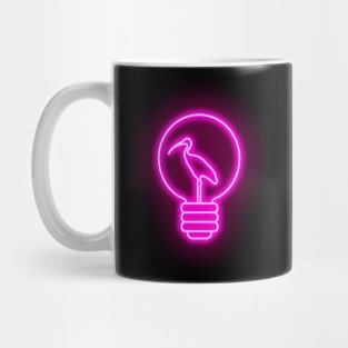 Neon Light Bulb Bin Chicken Mug